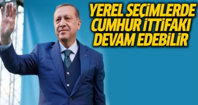 Erdoğan'dan Yerel Seçimler İçin İttifak Sinyali