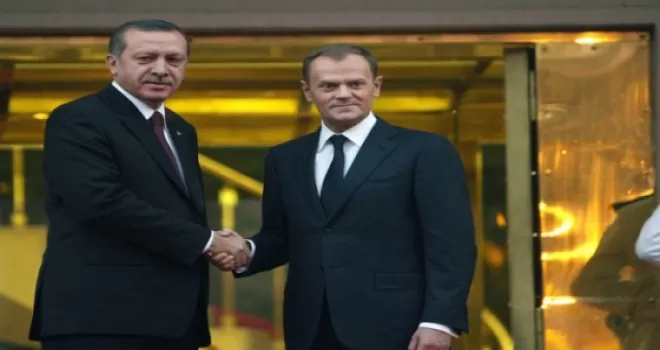 Erdoğan, Donald Tusk ile görüştü