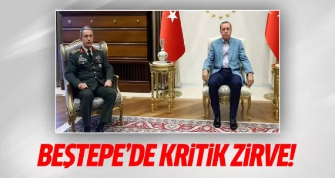 Erdoğan Hulusi Akar ile görüştü
