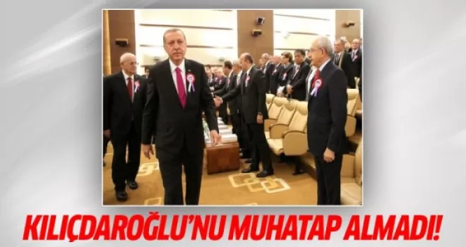 Erdoğan Kılıçdaroğlu'nu muhatap almadı