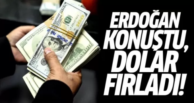 Erdoğan Konuştu, Dolar Fırladı