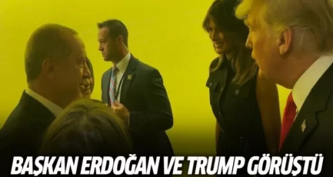 Erdoğan, Trump İle Görüştü