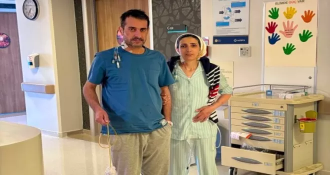 Erzurum’da 19 yıllık eşine karaciğerini verdi