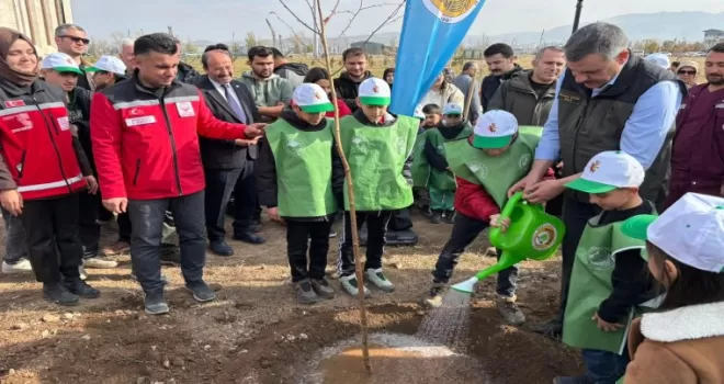Erzurum’da ’Aile Hatıra Ormanı’ kuruldu