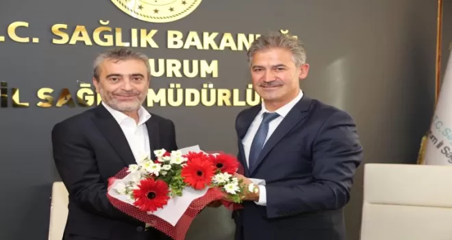 Erzurum İl Sağlık Müdürlüğü’nde bayrak değişimi