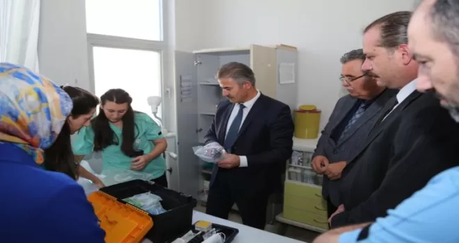 Erzurum Palandöken’de sağlık hizmetlerine yerinde inceleme