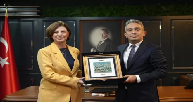 Eskişehir’de Başkan Ünlüce’den Başsavcı Deniz’e ’hayırlı olsun’ ziyareti