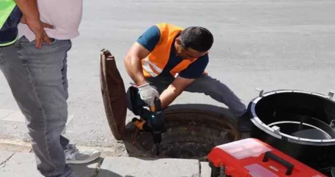 Eskişehir’de kanalizasyon bacalarında kapsamlı bakım