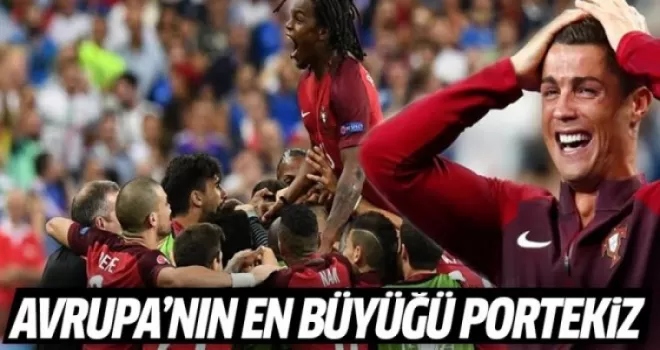 EURO 2016'nın kazananı Portekiz oldu