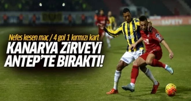 Fenerbahçe, Gaziantepspor'la 2-2 berabere kaldı