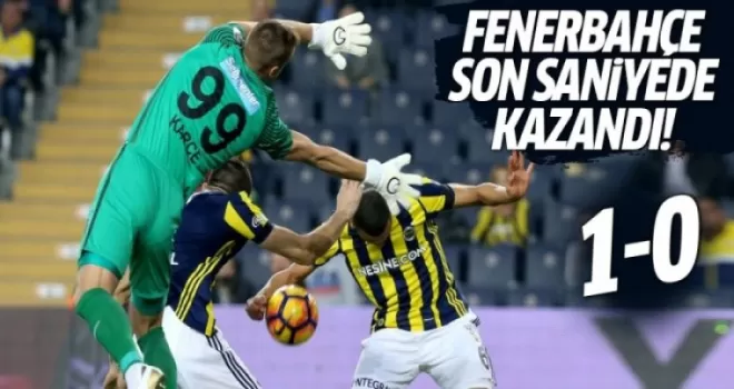 Fenerbahçe son saniyede kazandı! 1-0