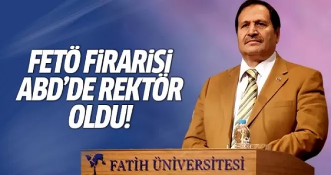 FETÖ firarisi Şerif Ali Tekalan ABD'de rektör oldu