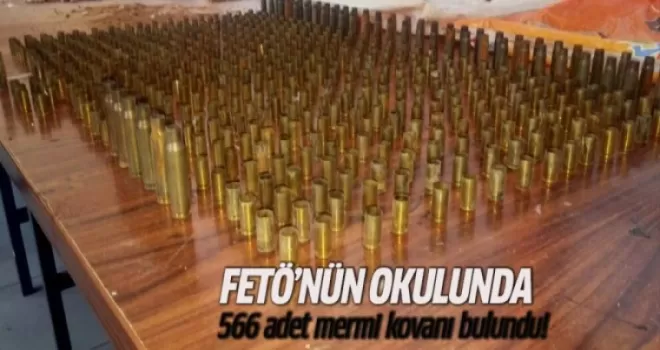 FETÖ'nün okulunda mermi kovanları bulundu