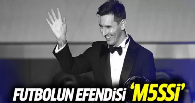 FIFA Altın Top Ödülü 5. kez Messi'nin
