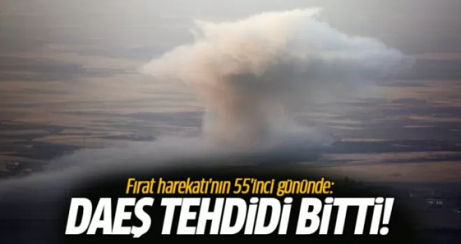 Fırat'ta 55'inci gün: DAEŞ tehdidi bitti