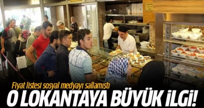 Fiyat Listesi Sosyal Medyayı Sallamıştı: O Lokantaya Yoğun İlgi