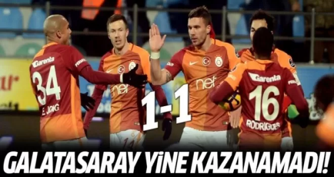 Galatasaray Rize'de kazanamadı! 1-1