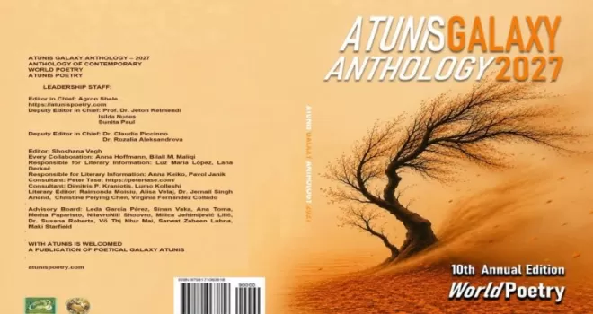 Gazeteci Özke’nin eserleri 2027 Atunis Galaxy Anthology’de 