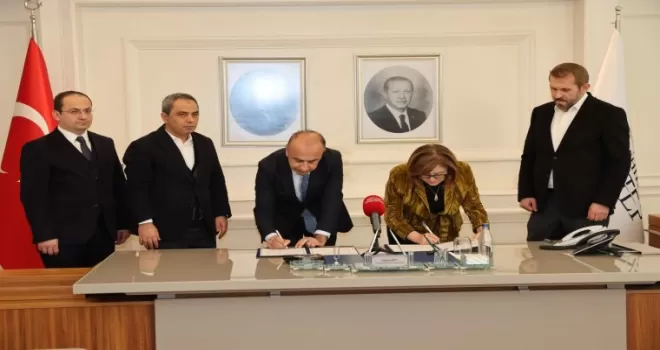 Gaziantep Büyükşehir’den Adıyaman Üniversitesi’ne destek