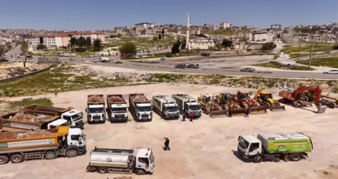 Gaziantep Büyükşehir’den ’yeşil’ mesai