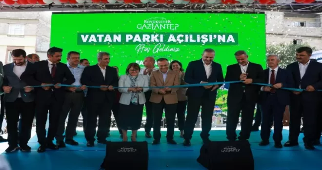 Gaziantep’in çehresini değiştirecek yeni park açıldı
