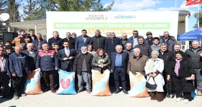 Gaziantep’te üreticiye rekor yem desteği