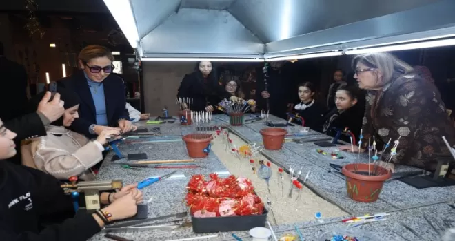 Gaziantep’te yarıyıl tatili atölyelerine yoğun ilgi