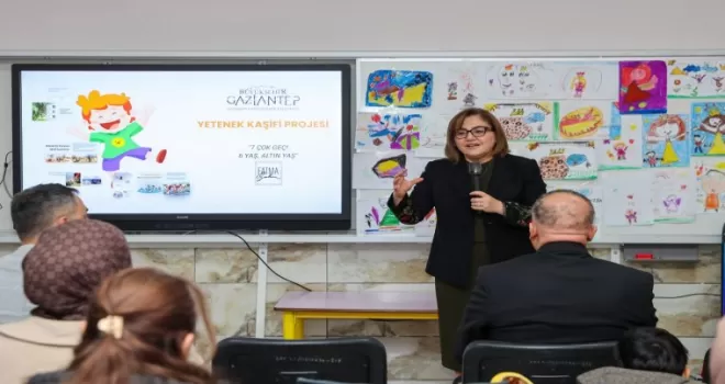Gaziantep’te Yetenek Kaşifi Projesi okullarda tanıtılıyor