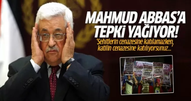 Gazze'de Mahmud Abbas'a tepki yağıyor