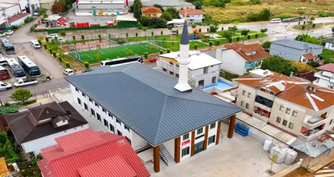 Gazze Şehitleri Camii’ne Büyükşehir’den güçlü destek