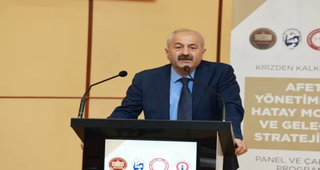 Gebze Belediye Başkanı Büyükgöz Hatay’da afet paneline katıldı