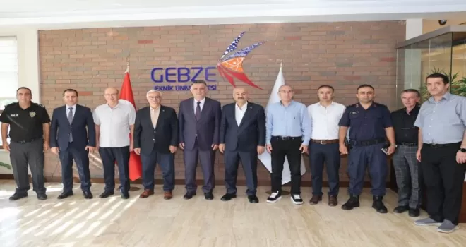 Gebze’de Başkan Büyükgöz’den Rektör Mantar’a ’hayırlı olsun’ ziyareti