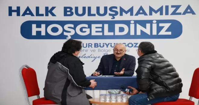 Gebze’de Başkan Büyükgöz halkı dinledi