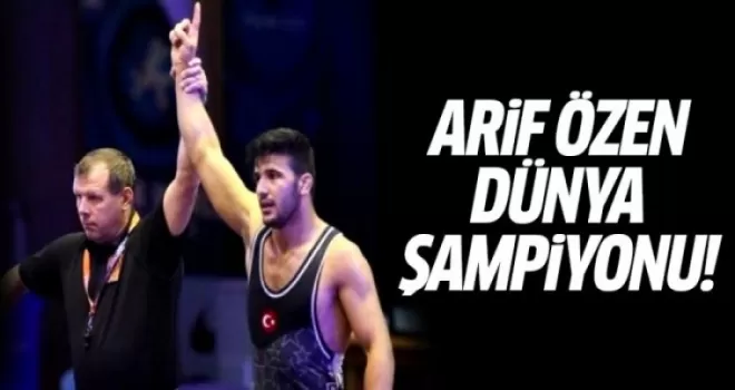 Genç Güreşçi Arif Özen Dünya Şampiyonu