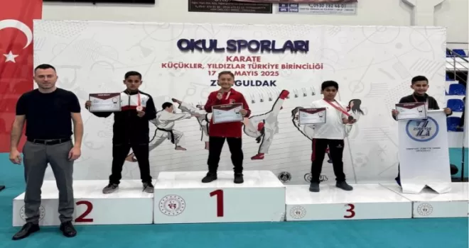 Genç karateci Türkiye’nin gururu oldu