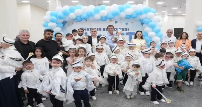 Giresun’da sünnet şöleni coşkuyla gerçekleşti
