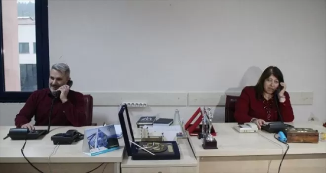Görme engelli santral görevlileri hafızalarıyla şaşırtıyor