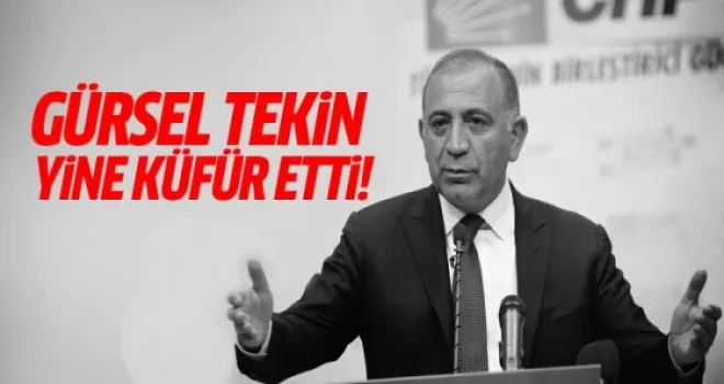Gürsel Tekin'den Binali Yıldırım'a ağır küfür!