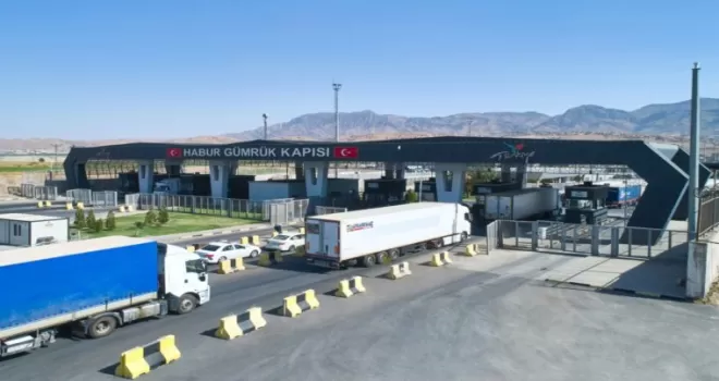Habur’da 2026’nın TIR çıkış rekoru kırıldı