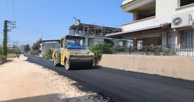 Hatay Büyükşehir’den asfalt çalışması
