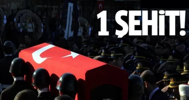 Hatay'da 1 astsubay şehit oldu