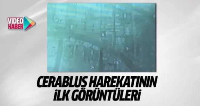 Hava harekatından ilk görüntüler