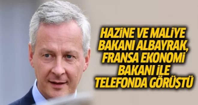 Hazine Ve Maliye Bakanı Albayrak, Fransa Ekonomi Bakanı İle Telefonda Görüştü