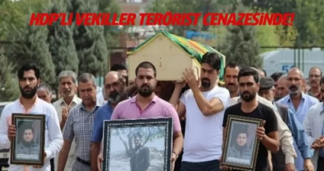 HDP Diyarbakır Milletvekilleri PKK'lı teröristin cenazesine katıldı