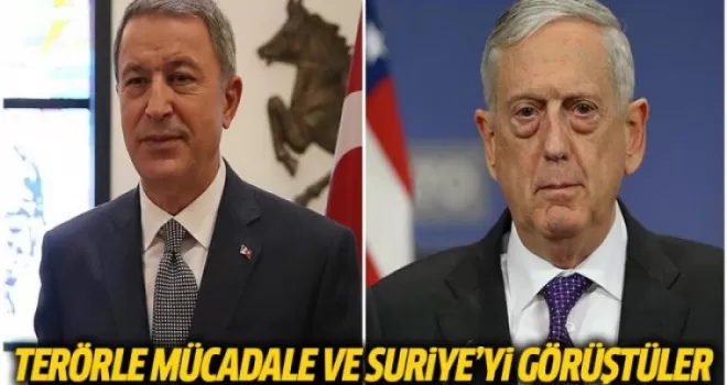 Hulusi Akar İle James Mattis Telefonda Görüştü