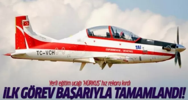 'HÜRKUŞ' ilk görevini başarıyla tamamladı