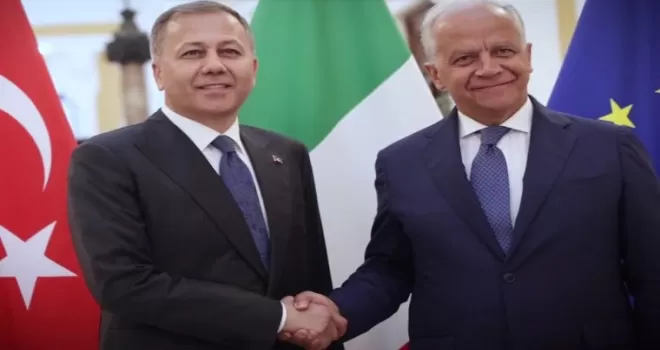 İçişleri Bakanı Yerlikaya, İtalyalı mevkidaşıyla Roma’da görüştü