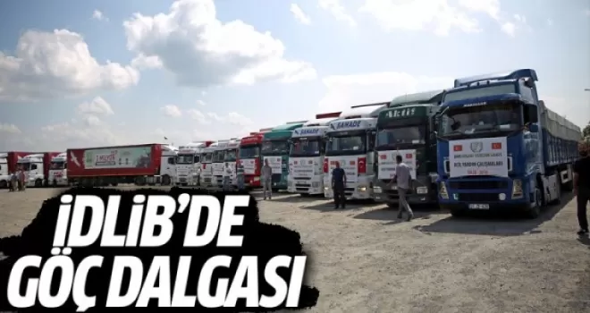 İdlib'de Göç Dalgası