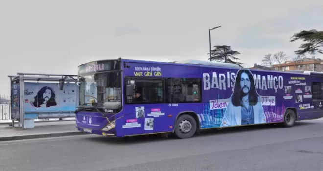 İETT’den Barış Manço’ya vefa otobüsü