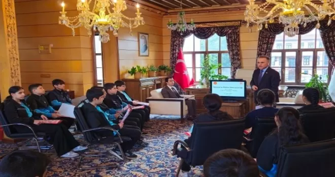 İletişim Başkanlığı Bursa Bölge Müdürlüğü’nde etkileşimli ’iletişim’ dersi